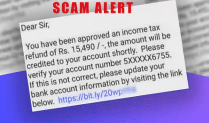 Income Tax Refund Scam